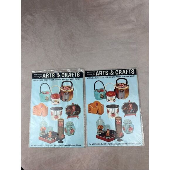 1970s Vintage Mushroom and Owl Decal Stickers - Picture 7 of 9